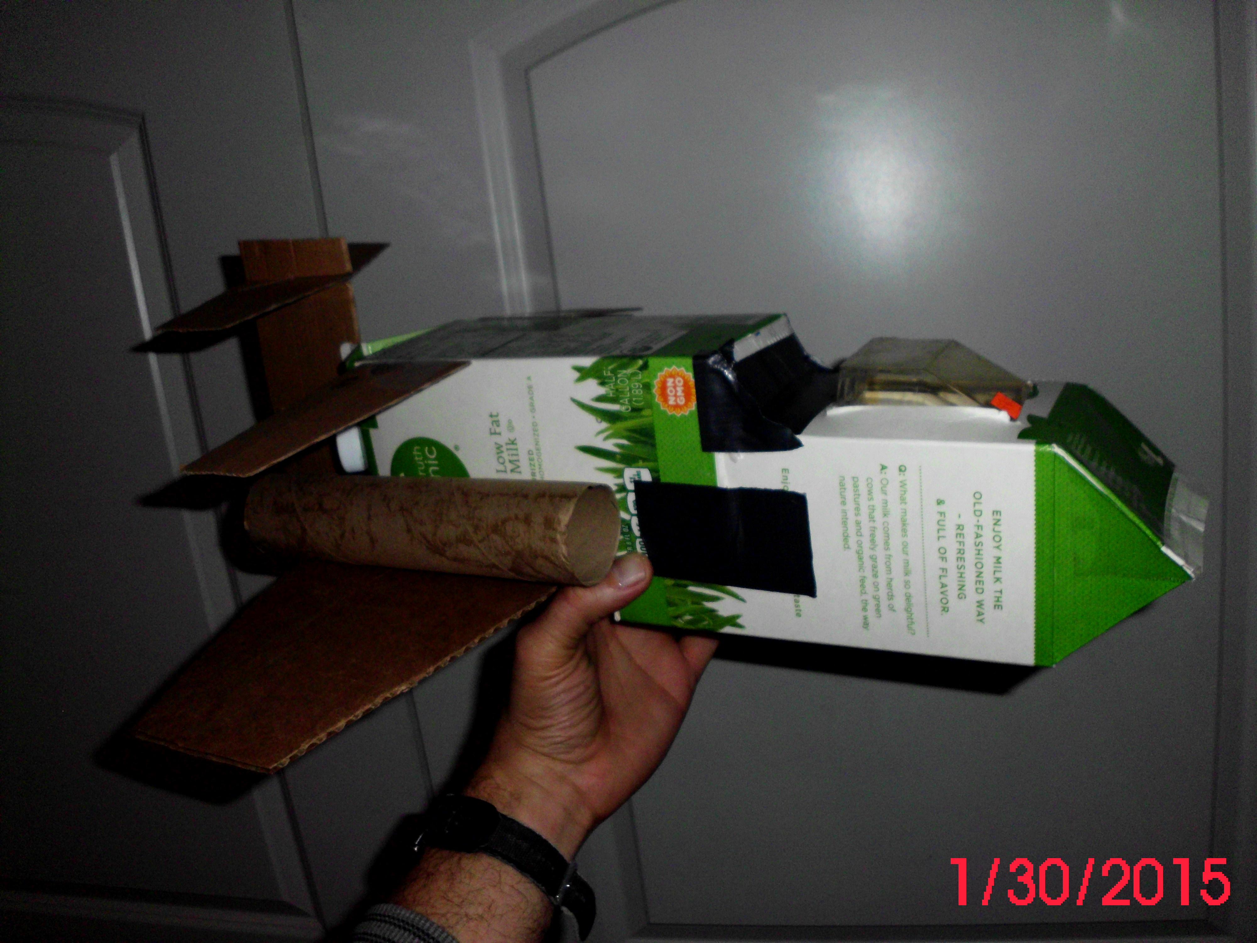 Papercraft, Scratch Build, Thunderhawk, Work In Progress Milk Carton